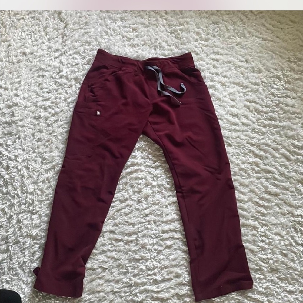 Figs Burgundy scrubs